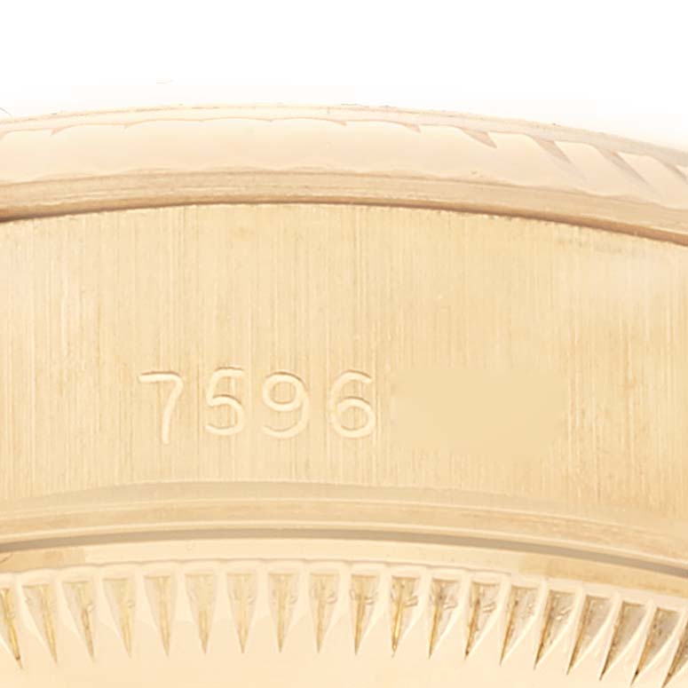 Rolex President Yellow Gold Vignette Diamond Dial Ladies Watch 69178
