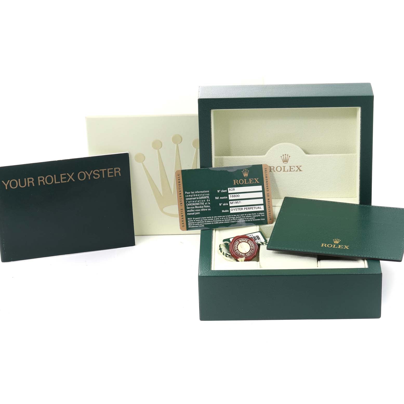 Rolex Seadweller 4000 Black Dial Steel Mens Watch 16600 NOS Box Card