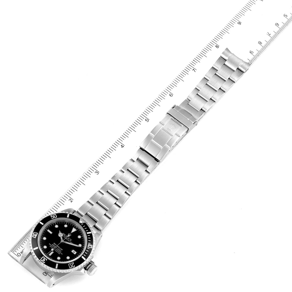 Rolex Seadweller 4000 Black Dial Steel Mens Watch 16600 Box