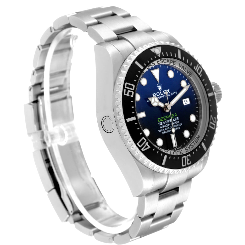 Rolex Seadweller Deepsea Cameron D-Blue Dial Steel Mens Watch 126660 Box Card