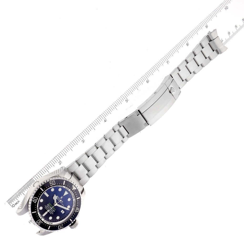 Rolex Seadweller Deepsea Cameron D-Blue Dial Steel Mens Watch 126660 Box Card