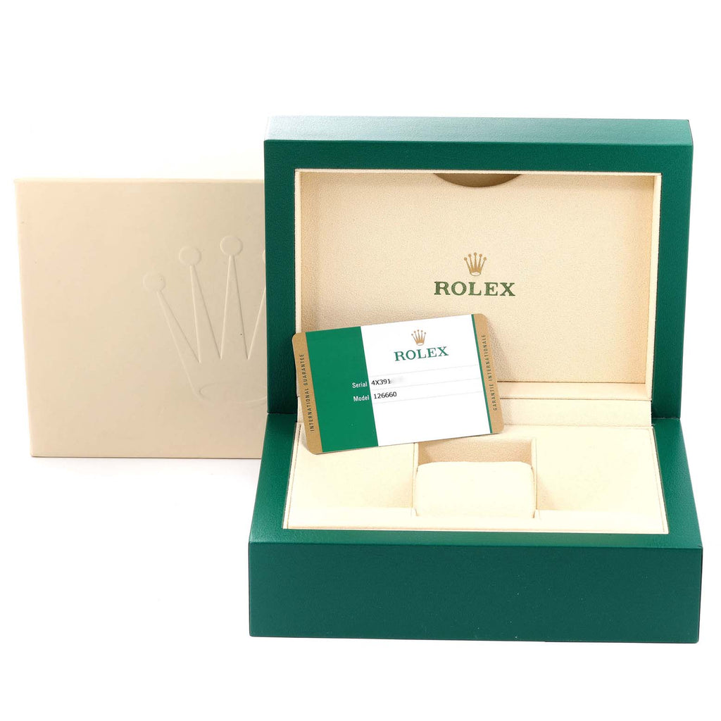 Rolex Seadweller Deepsea Cameron D-Blue Dial Steel Mens Watch 126660 Box Card