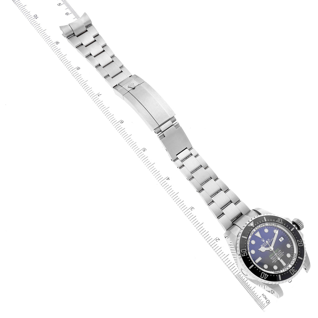 Rolex Seadweller Deepsea 44 Cameron D-Blue Dial Mens Watch 126660 Card