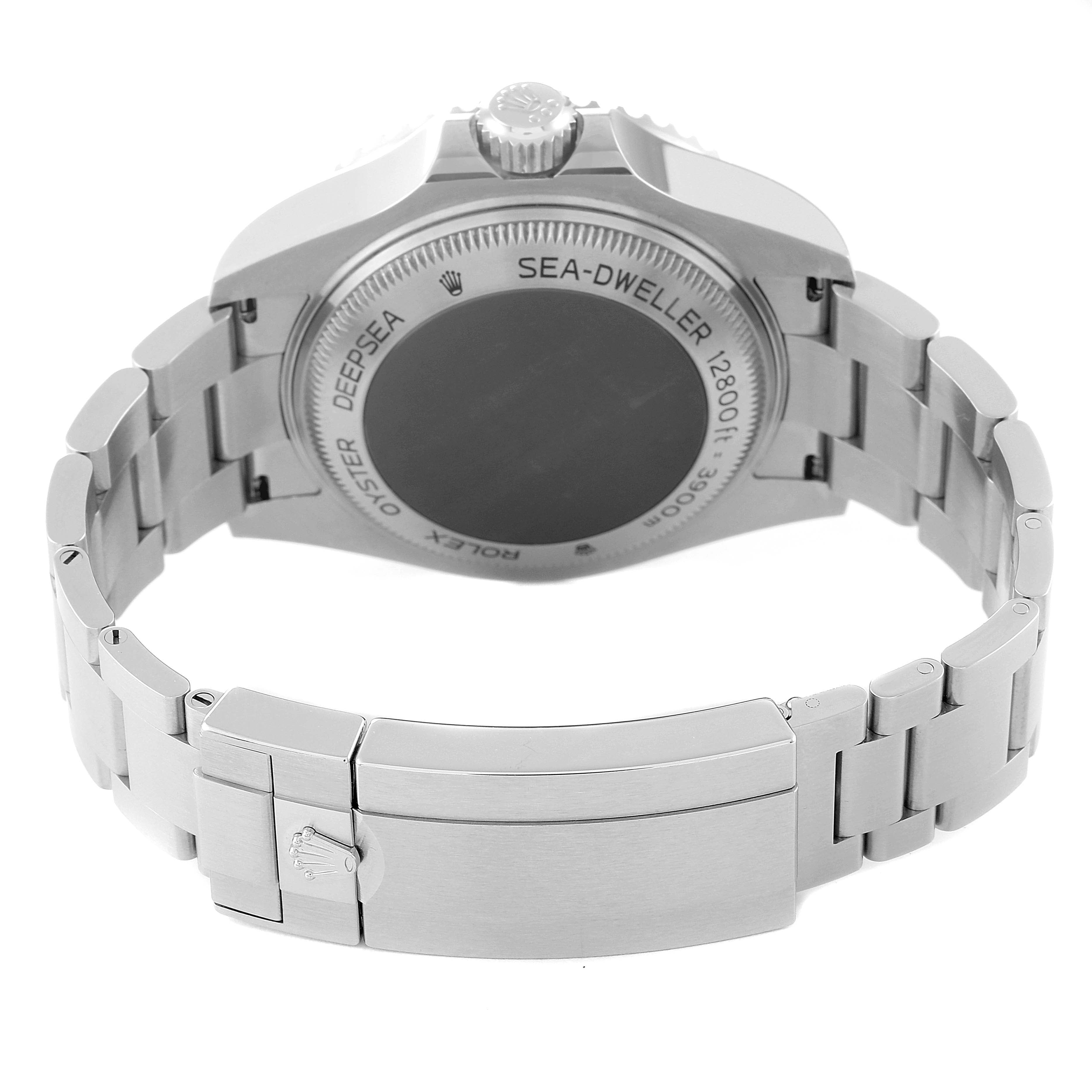 Rolex Seadweller Deepsea 44 Cameron D-Blue Dial Mens Watch 126660 Card