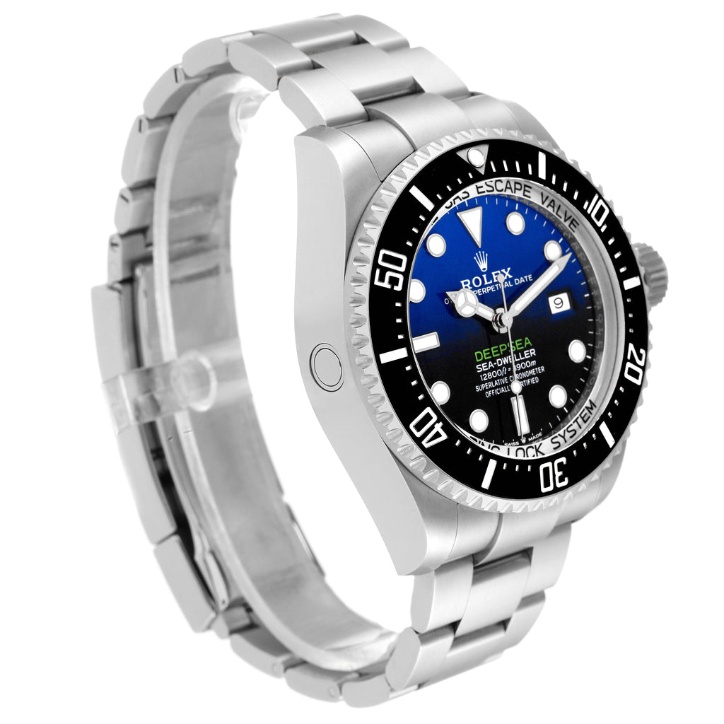 Rolex Seadweller Deepsea 44 Cameron D-Blue Dial Mens Watch 126660 Card