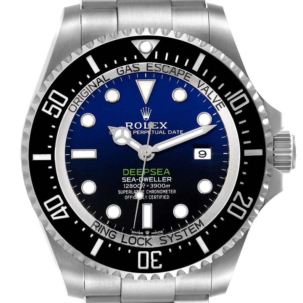 Rolex Seadweller Deepsea 44 Cameron D-Blue Dial Mens Watch 126660 Unworn