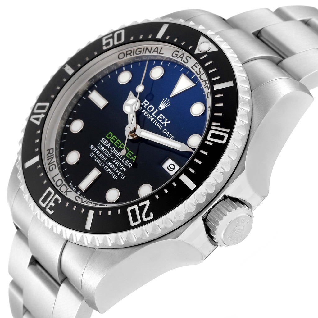 Rolex Seadweller Deepsea 44 Cameron D-Blue Dial Steel Mens Watch 126660