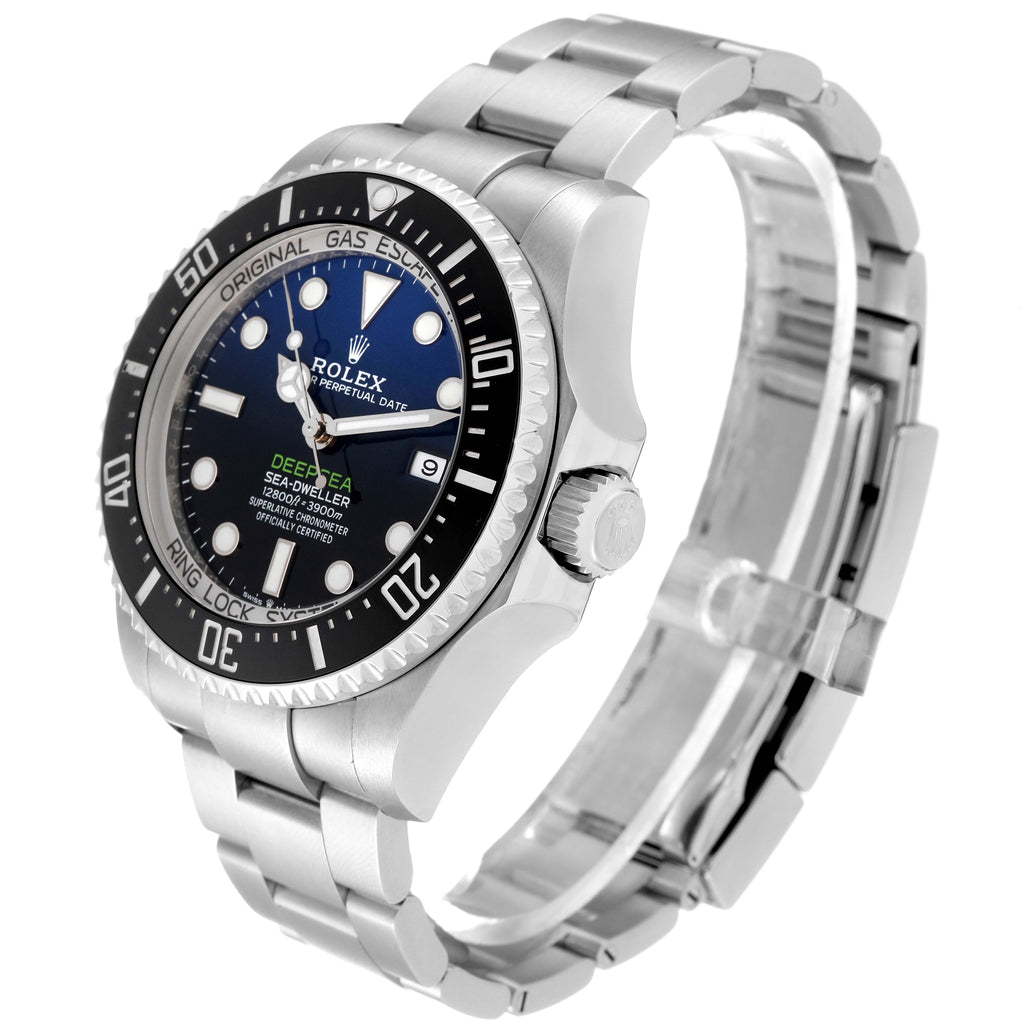 Rolex Seadweller Deepsea 44 Cameron D-Blue Dial Steel Mens Watch 126660