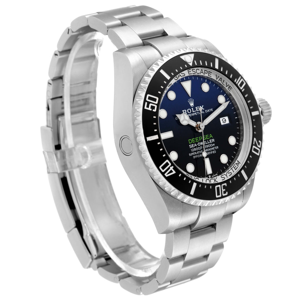 Rolex Seadweller Deepsea 44 Cameron D-Blue Dial Steel Mens Watch 126660