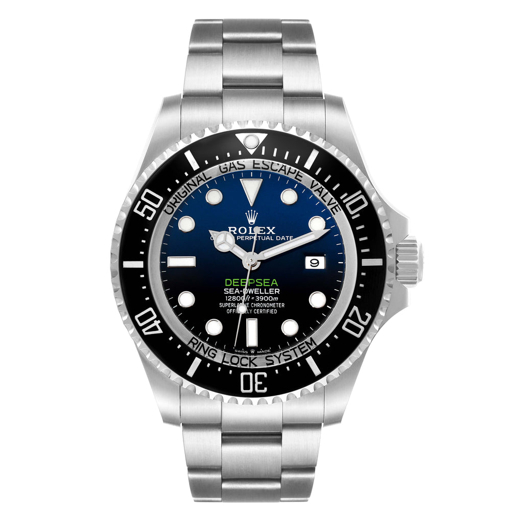 Rolex Seadweller Deepsea 44 Cameron D-Blue Dial Steel Mens Watch 126660