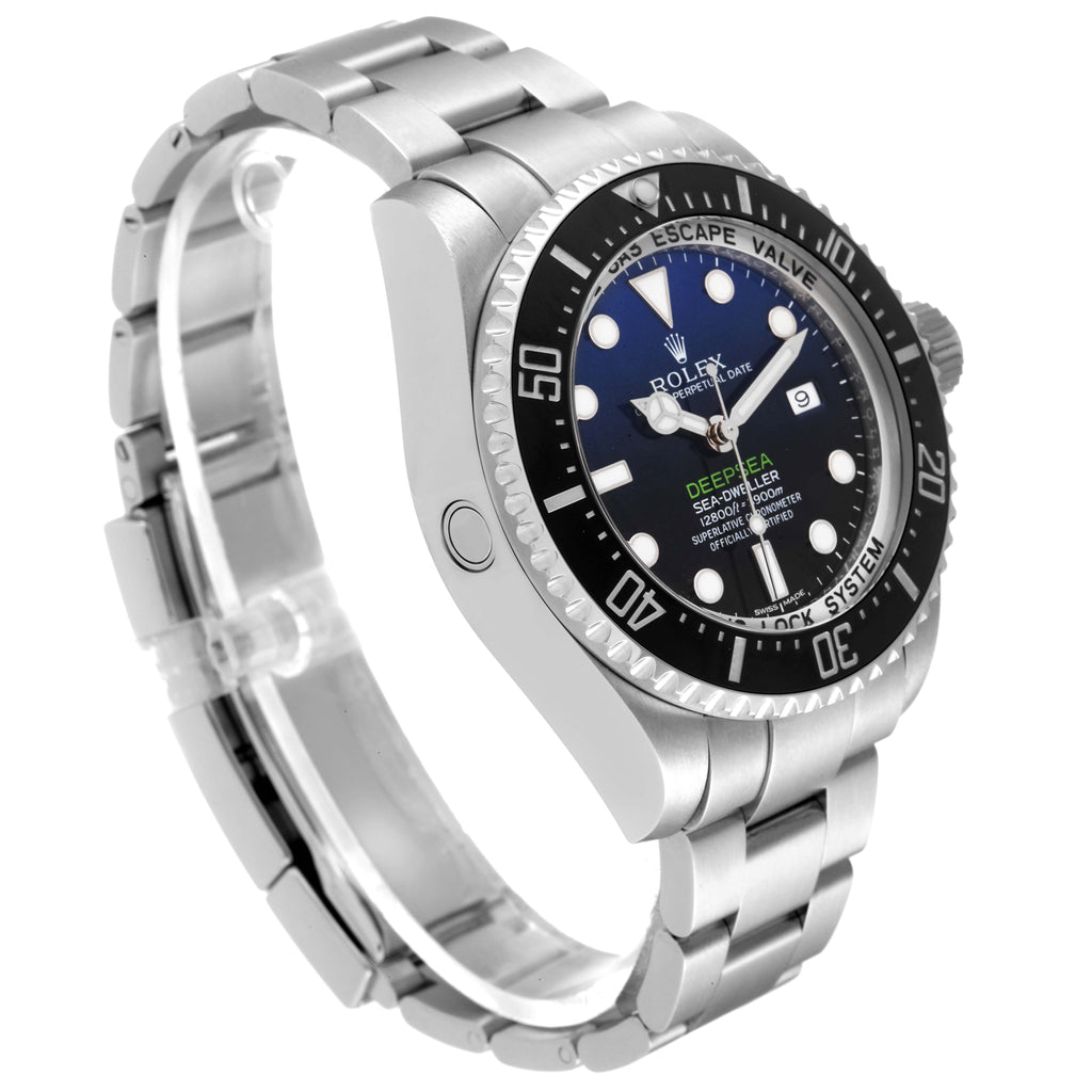 Rolex Seadweller Deepsea Cameron D-Blue Steel Watch 116660 Box Card