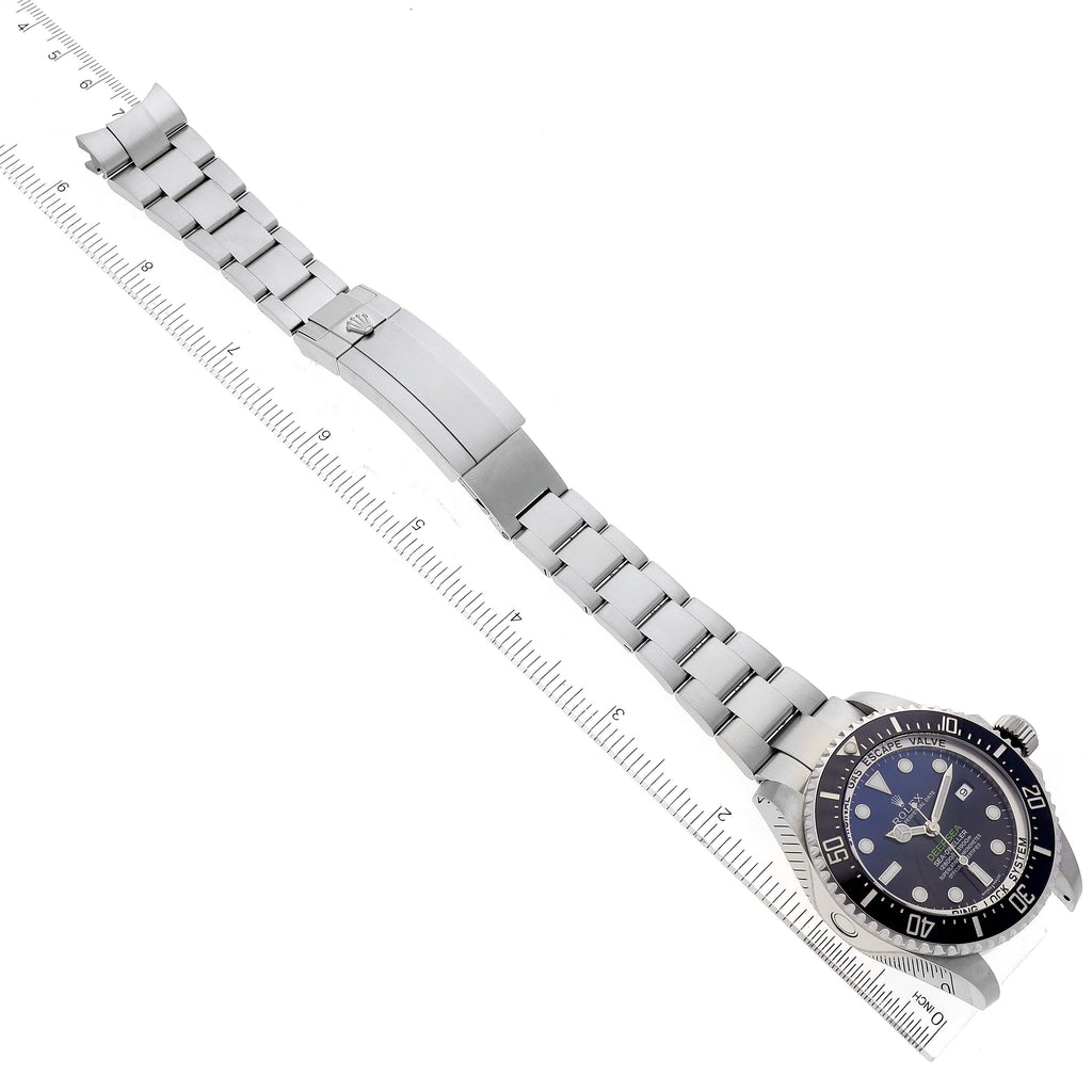 Rolex Seadweller Deepsea Cameron D-Blue Steel Watch 116660 Box Card