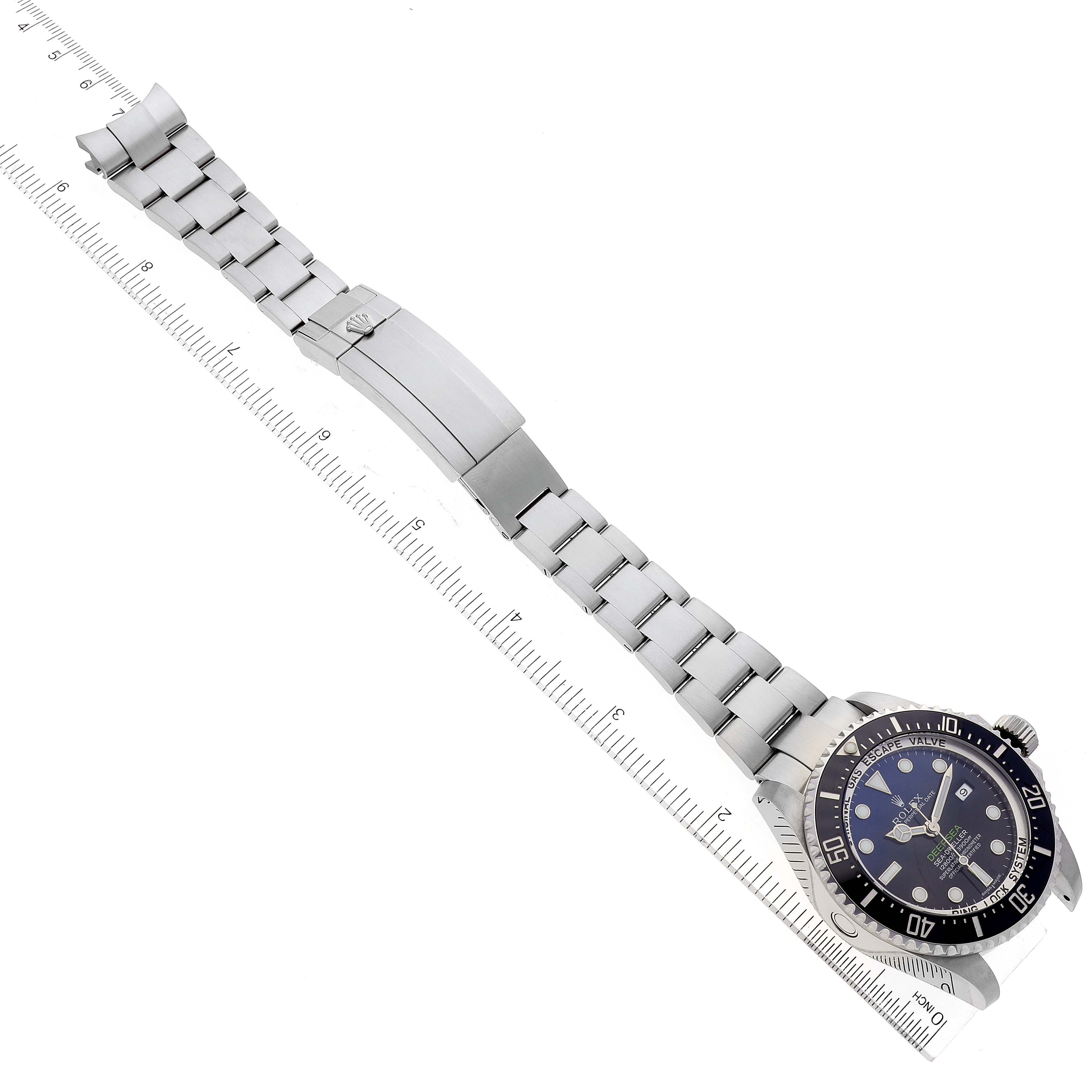 Rolex Seadweller Deepsea Cameron D-Blue Steel Watch 116660 Box Card