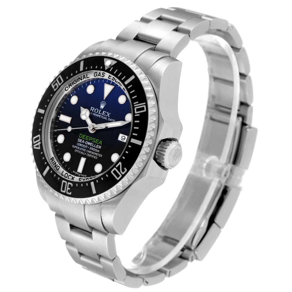 Rolex Seadweller Deepsea Cameron D-Blue Steel Watch 116660 Box Card