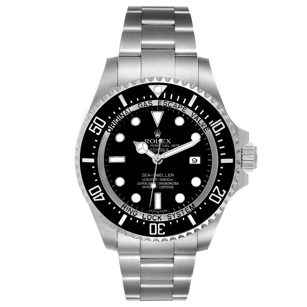 Rolex Seadweller Deepsea Ceramic Bezel Mens Watch 116660 Box Service Card