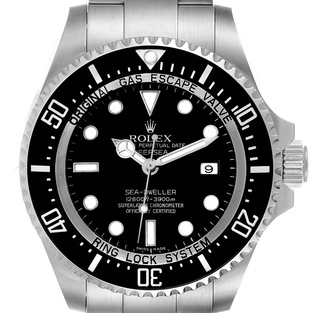 Rolex Seadweller Deepsea Ceramic Bezel Mens Watch 116660 Box Service Card