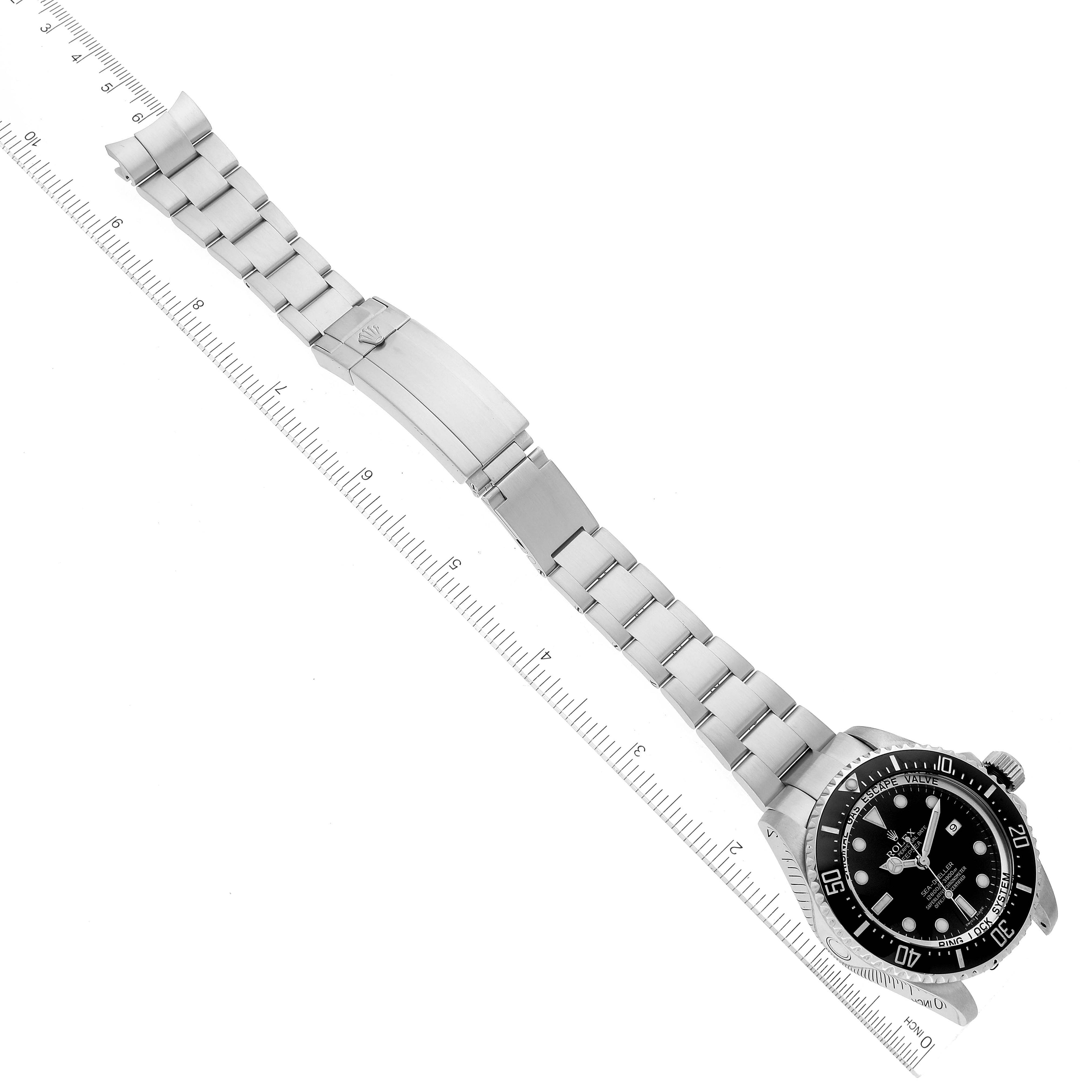 Rolex Seadweller Deepsea Ceramic Bezel Mens Watch 116660 Box Service Card