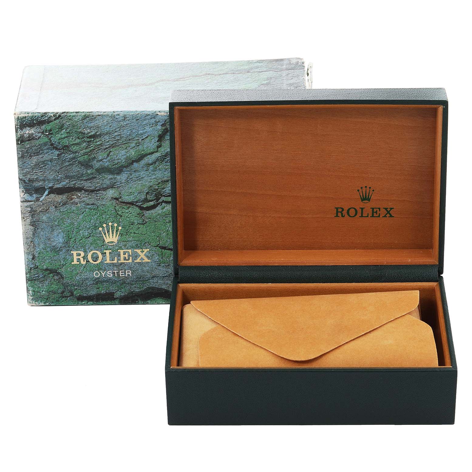 Rolex Date Steel Yellow Gold Black Dial Oyster Bracelet Mens Watch 15223