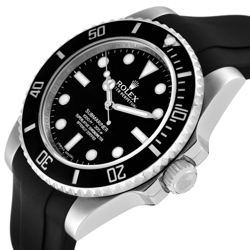 Rolex Submariner 40mm Black Dial Ceramic Bezel Steel Mens Watch 114060