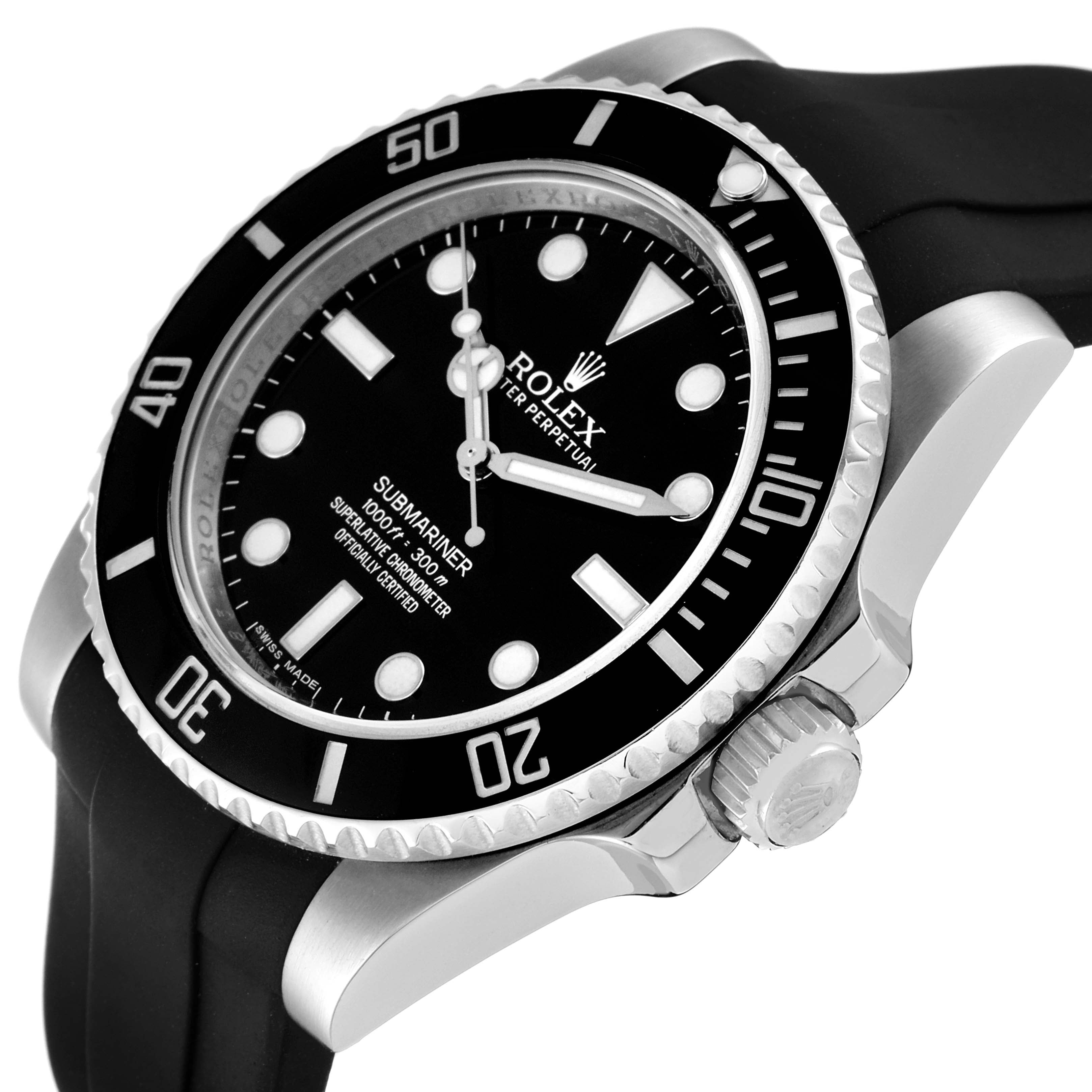 Rolex Submariner 40mm Black Dial Ceramic Bezel Steel Mens Watch 114060