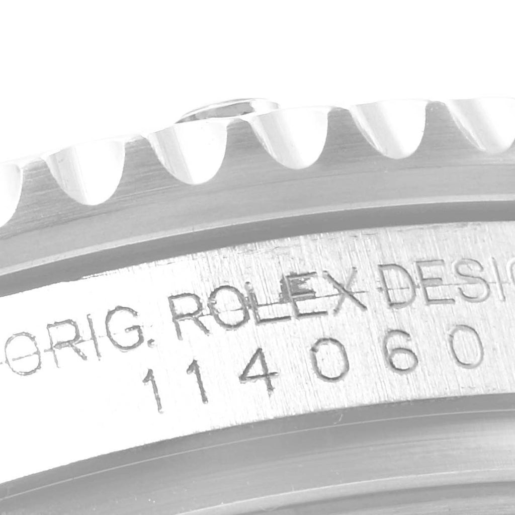 Rolex Submariner 40mm Black Dial Ceramic Bezel Steel Watch 114060