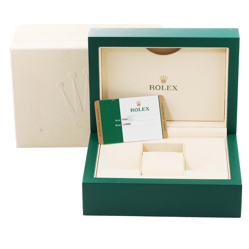 Rolex Submariner 40mm Black Dial Ceramic Bezel Steel Watch 114060 Box Card