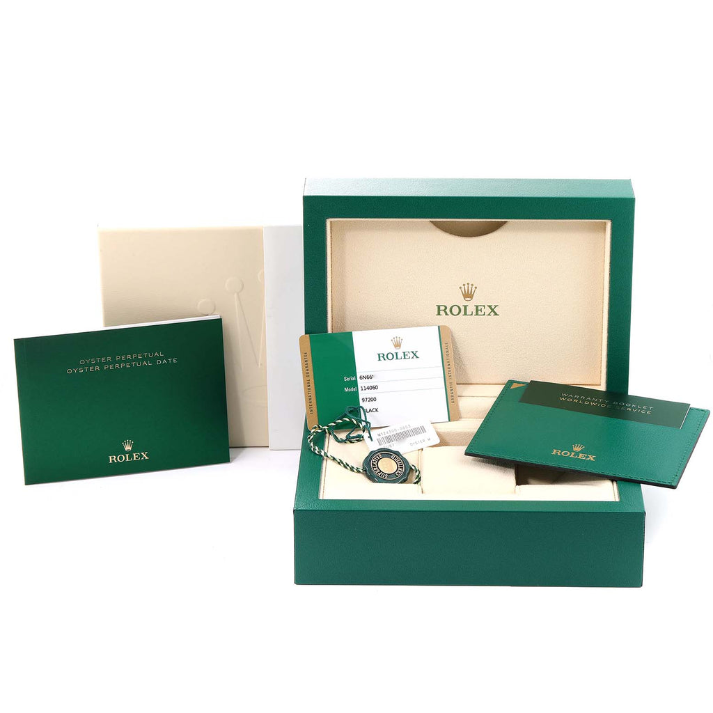 Rolex Submariner 40mm Black Dial Ceramic Bezel Steel Watch 114060 Unworn