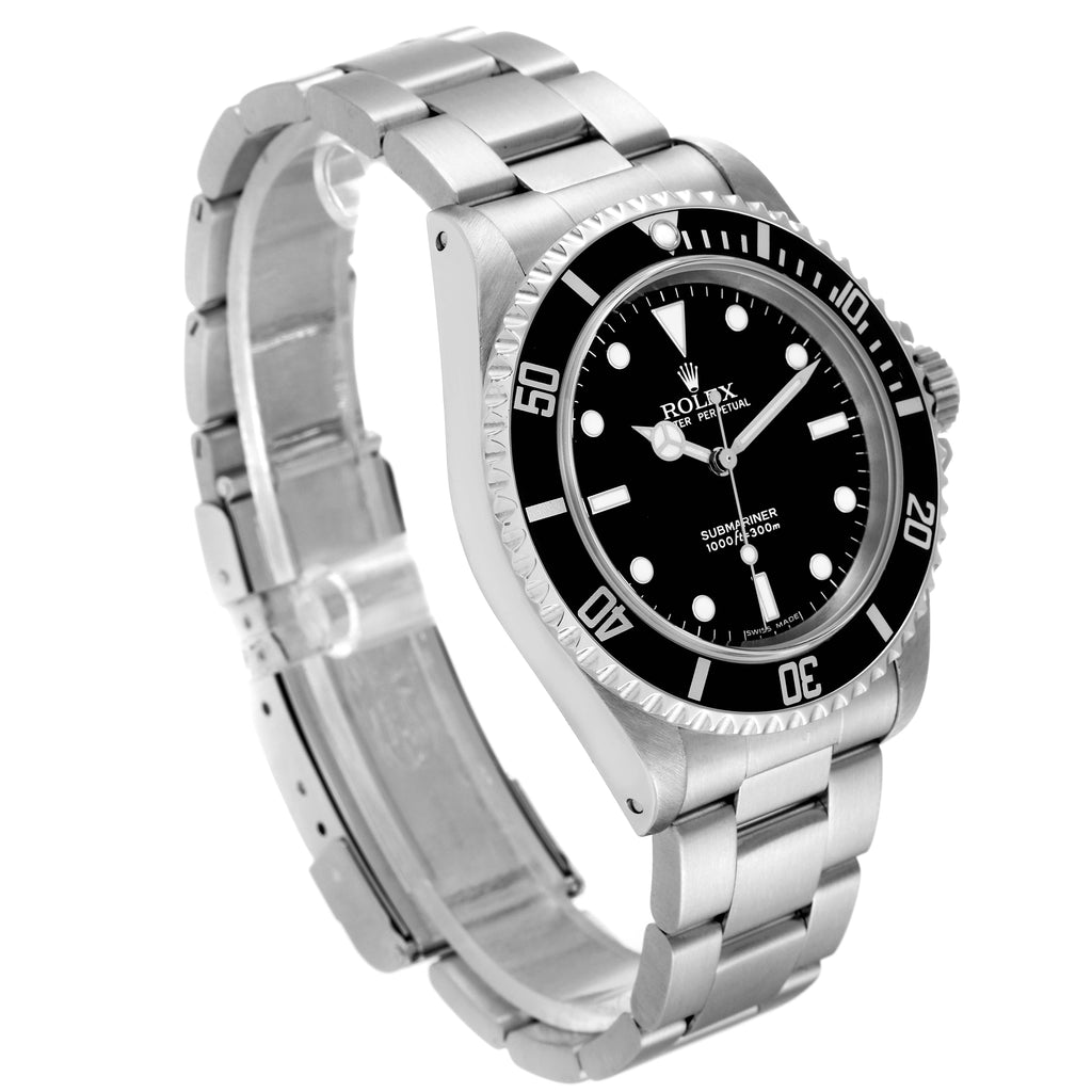 Rolex Submariner 40mm Non-Date 2 Liner Steel Mens Watch 14060