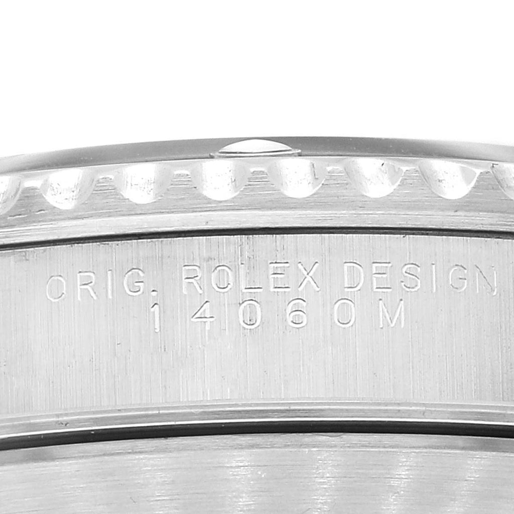 Rolex Submariner 40mm Non-Date 2 Liner Steel Mens Watch 14060 Box Papers