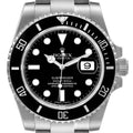 Rolex Submariner Black Dial Ceramic Bezel Steel Mens Watch 116610 Unworn