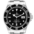 Rolex Submariner Black Dial Bezel Steel Mens Watch 16610
