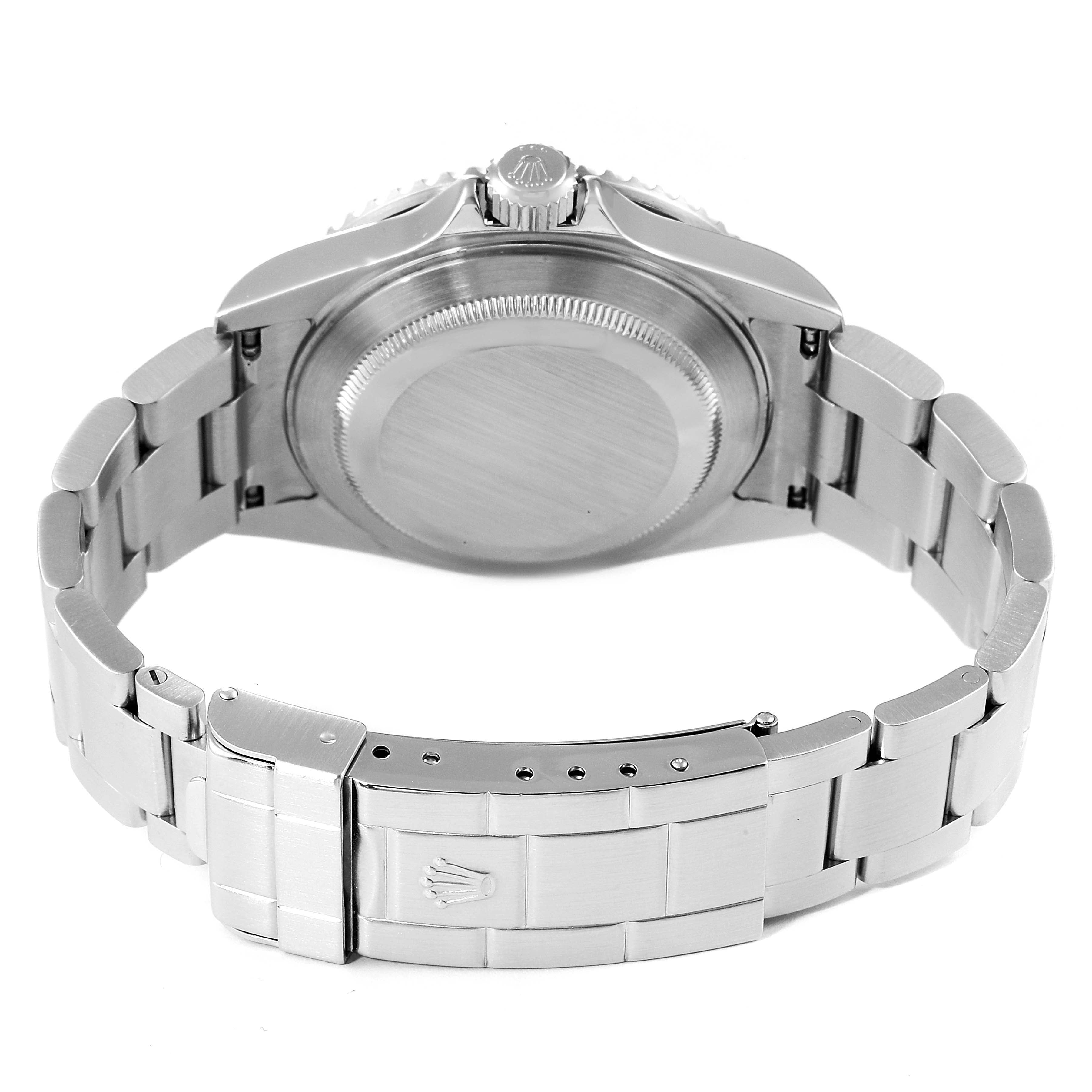Rolex Submariner Black Dial Stainless Steel Mens Watch 16610 Box Papers
