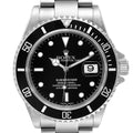 Rolex Submariner Black Dial Stainless Steel Mens Watch 16610 Box Papers