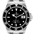 Rolex Submariner Black Dial Steel Mens Watch 16610 Box