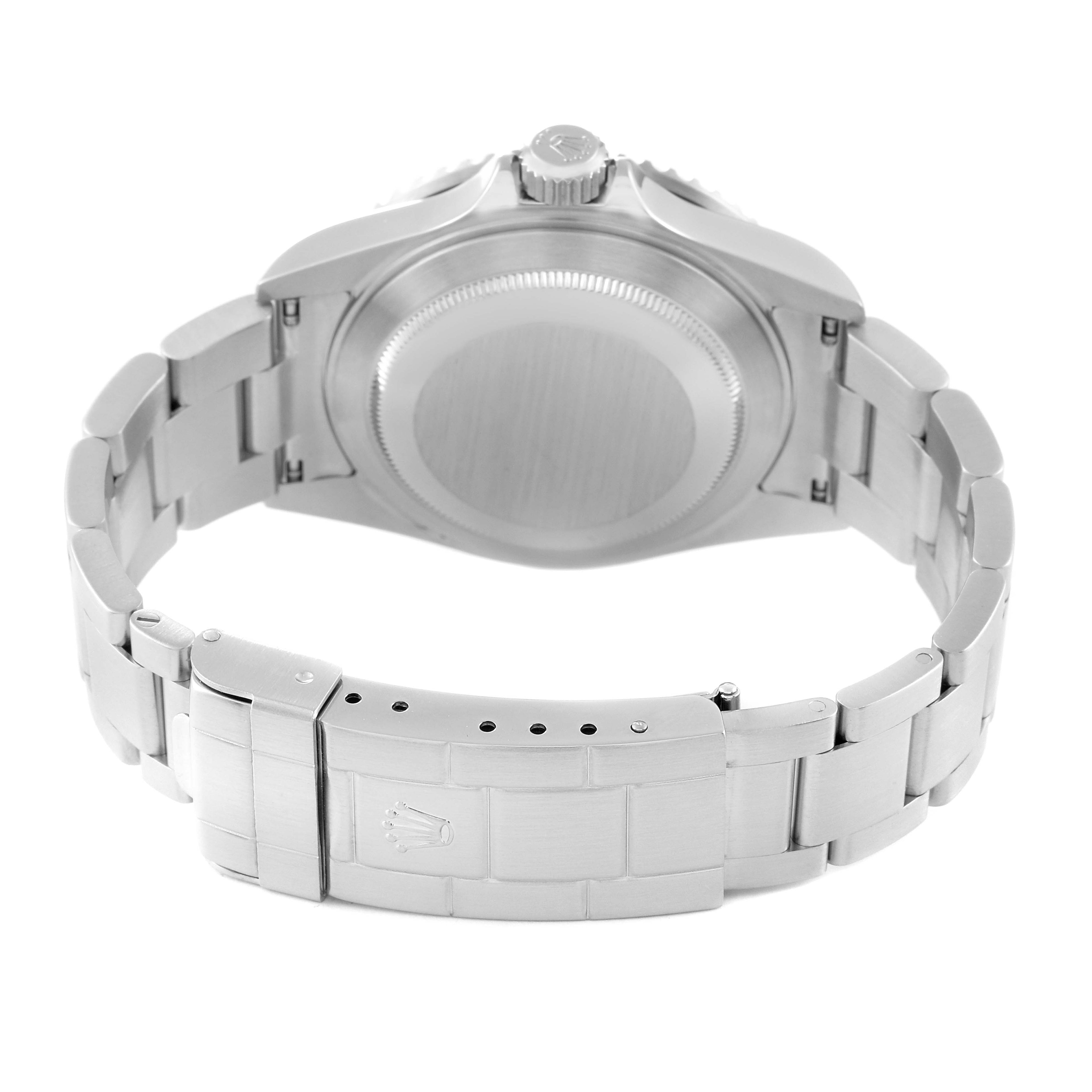 Rolex Submariner Black Dial Steel Mens Watch 16610 Box Card