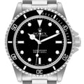 Rolex Submariner Black Dial Vintage Steel Mens Watch 5513 Box Service Card
