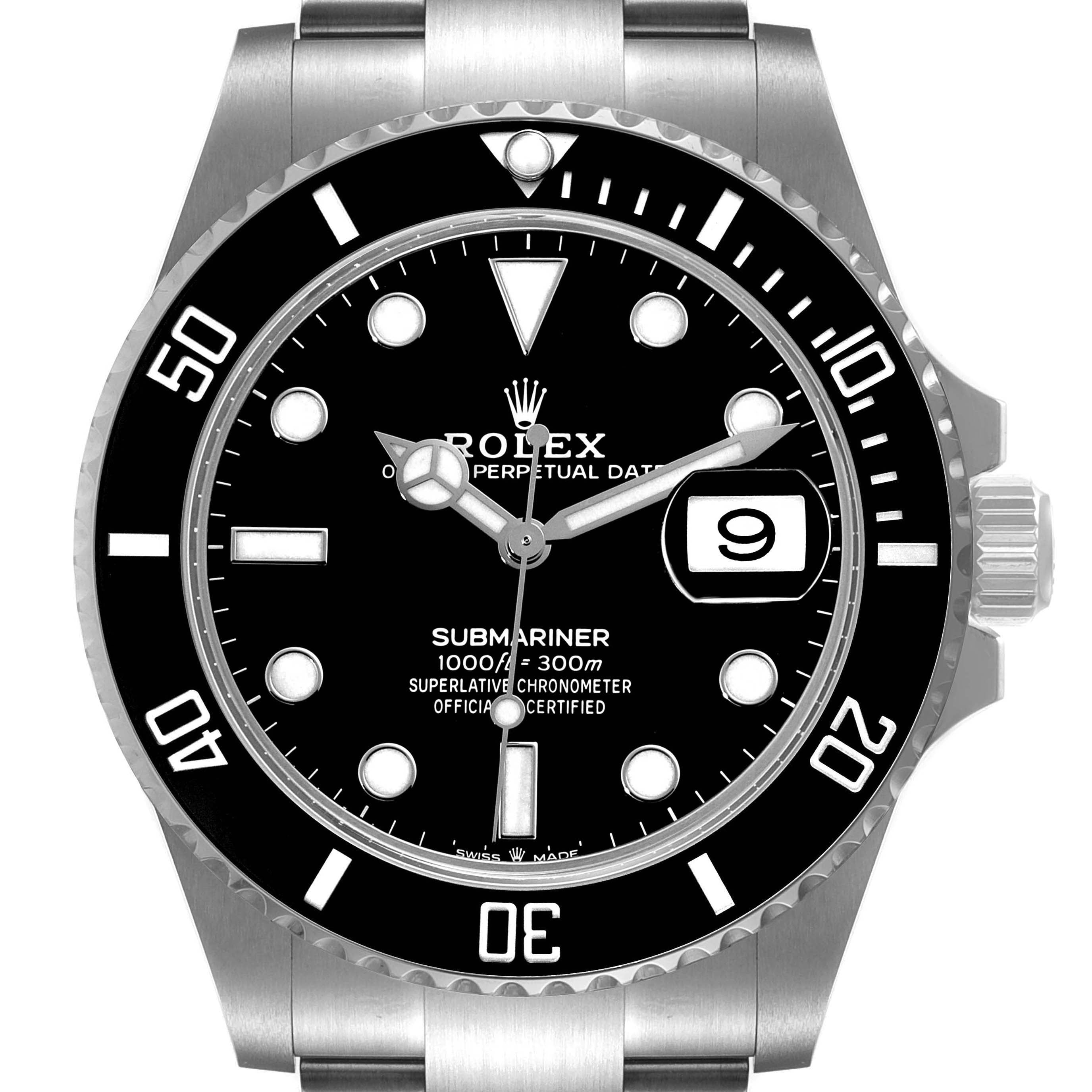 Rolex Submariner Cerachrom Bezel Oystersteel Mens Watch 126610