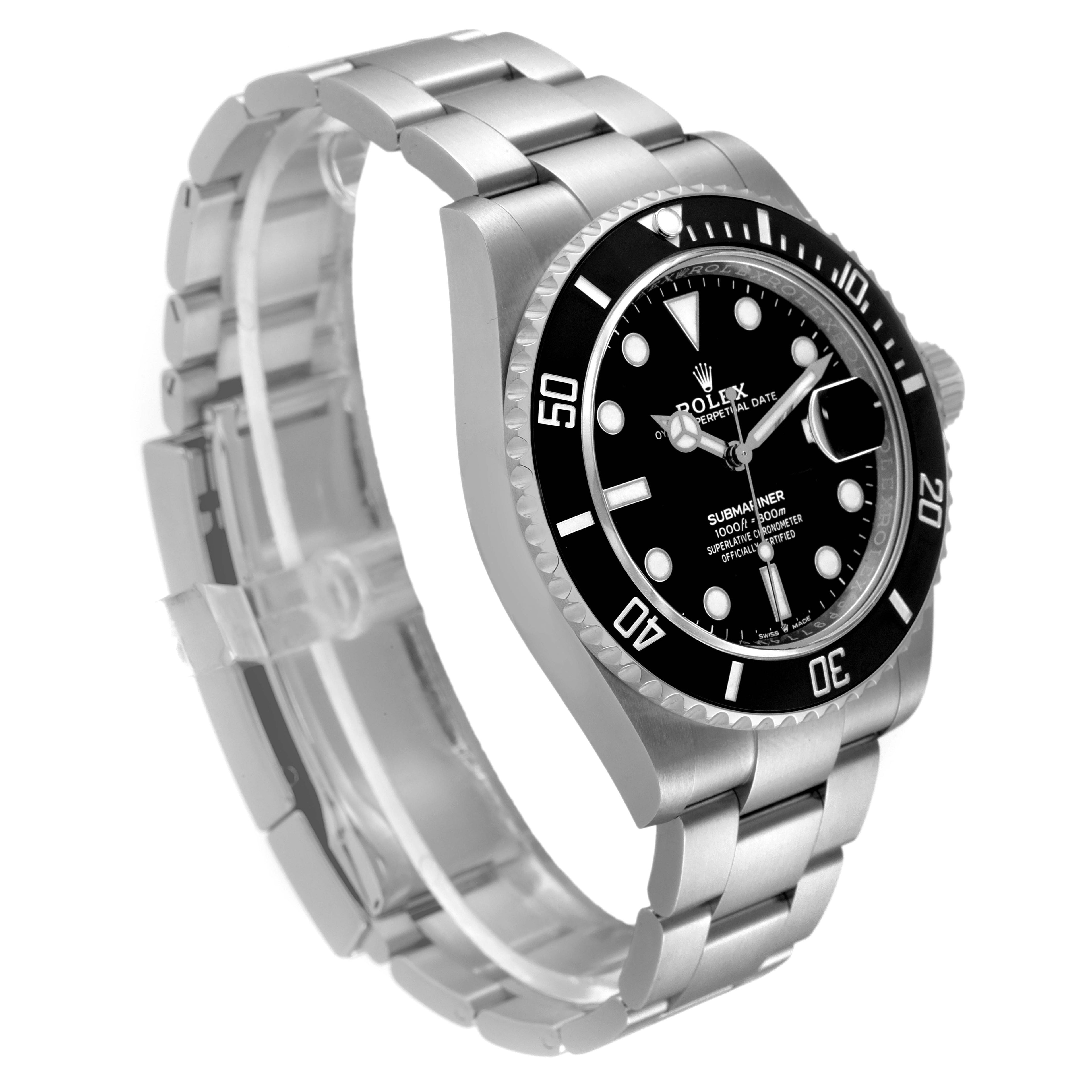 Rolex Submariner Cerachrom Bezel Oystersteel Mens Watch 126610