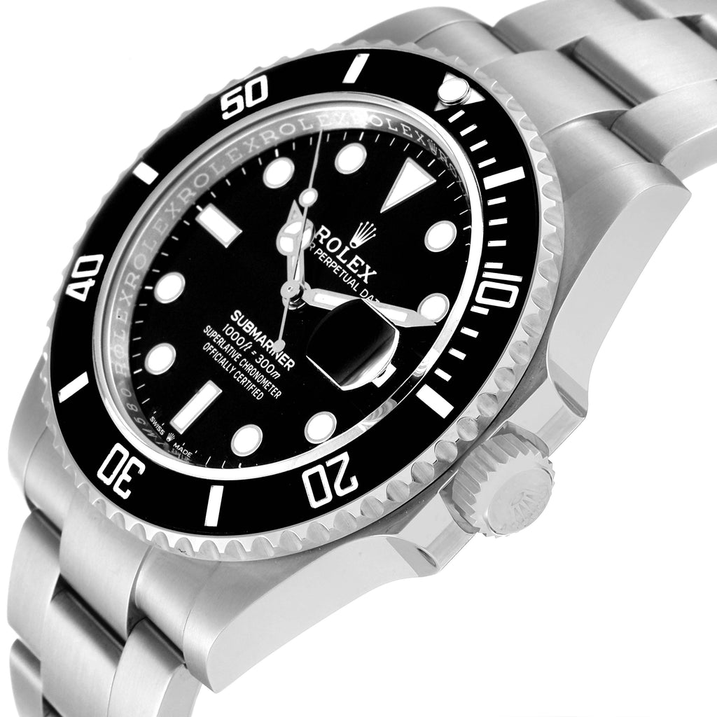 Rolex Submariner 41 Cerachrom Bezel Steel Mens Watch 126610 Box Card