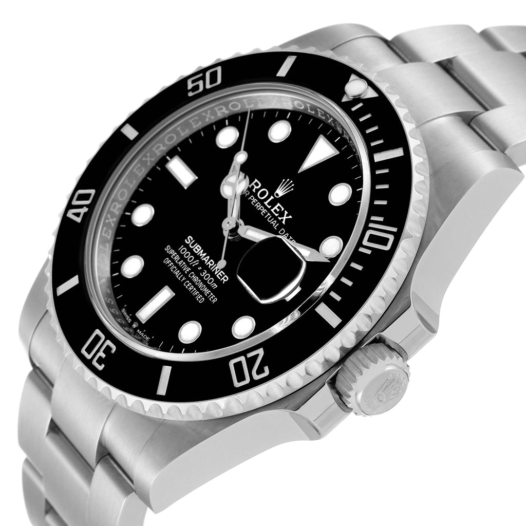 Rolex Submariner Cerachrom Bezel Oystersteel Mens Watch 126610 Box Card