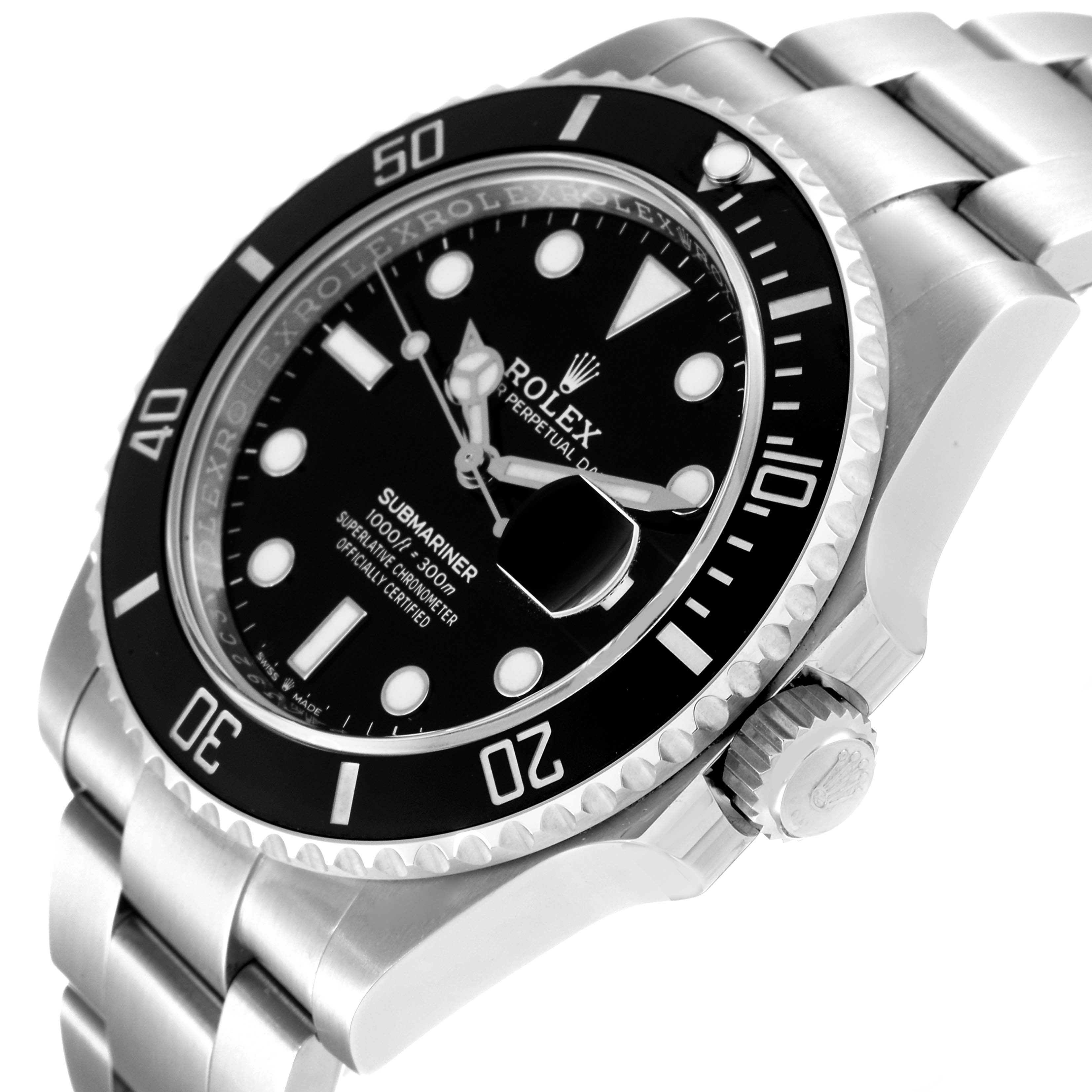 Rolex Submariner 41 Cerachrom Bezel Steel Mens Watch 126610 Unworn