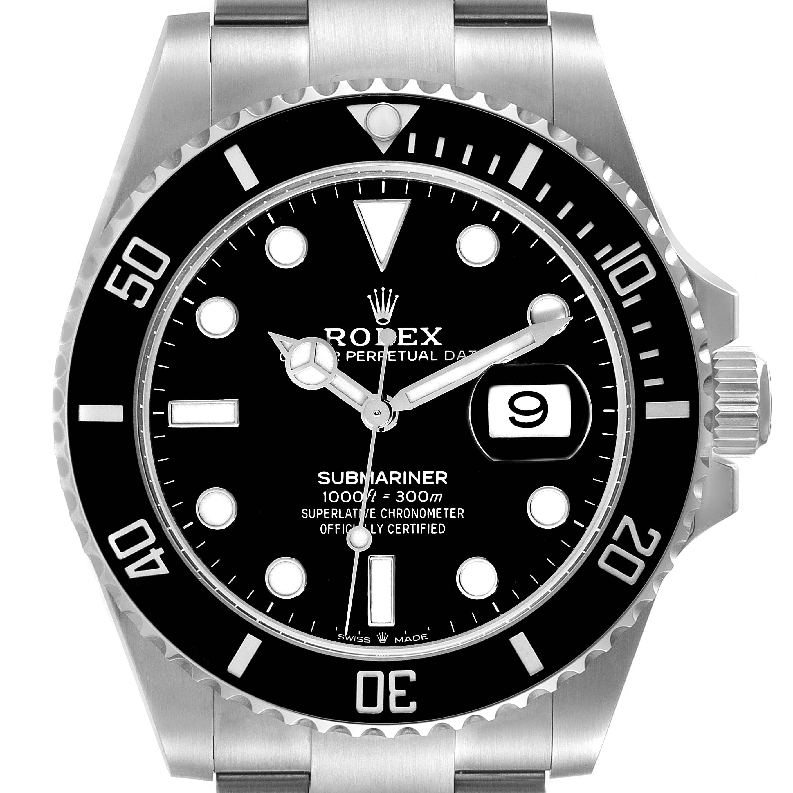 Rolex Submariner 41 Cerachrom Bezel Steel Mens Watch 126610 Unworn