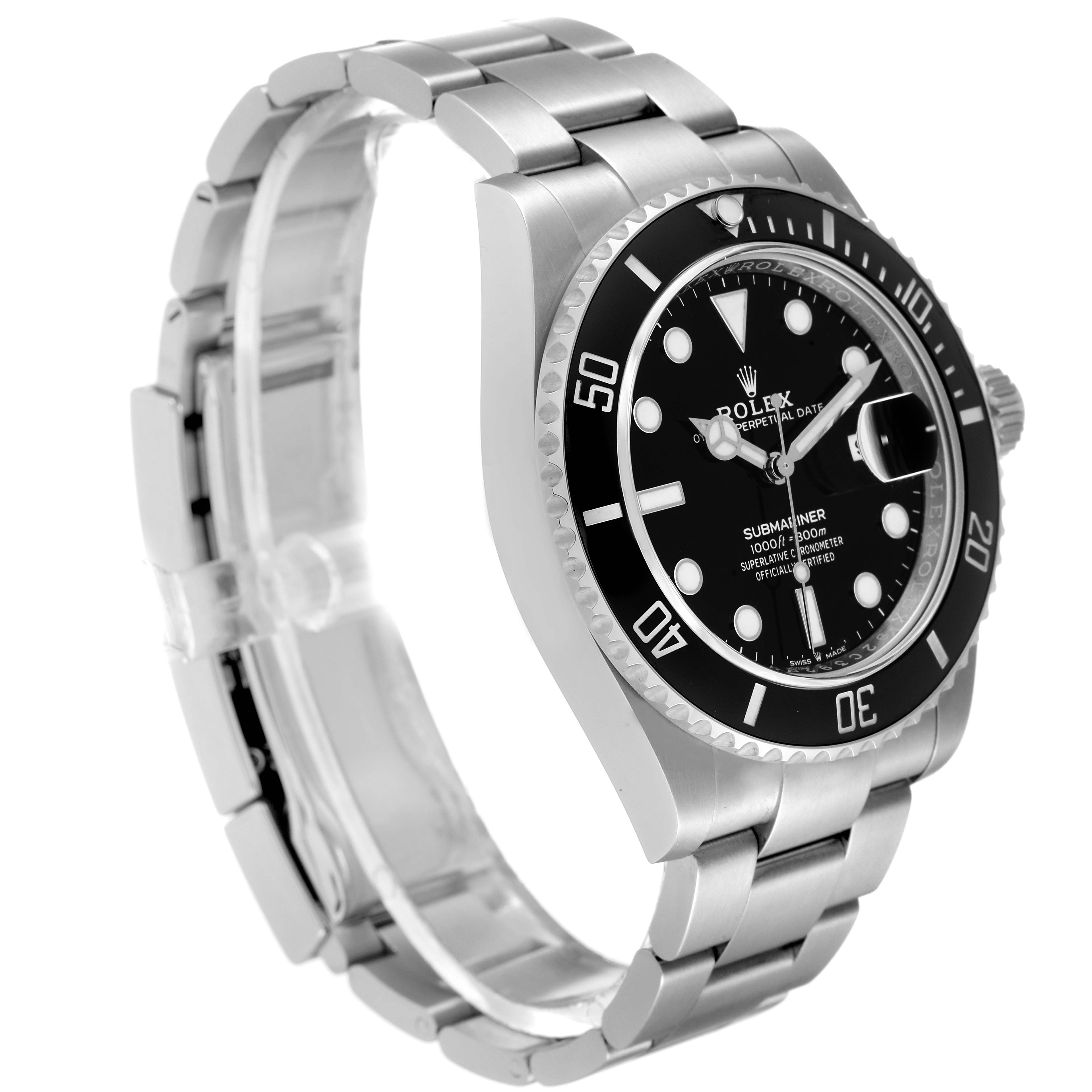 Rolex Submariner 41 Cerachrom Bezel Steel Mens Watch 126610 Unworn