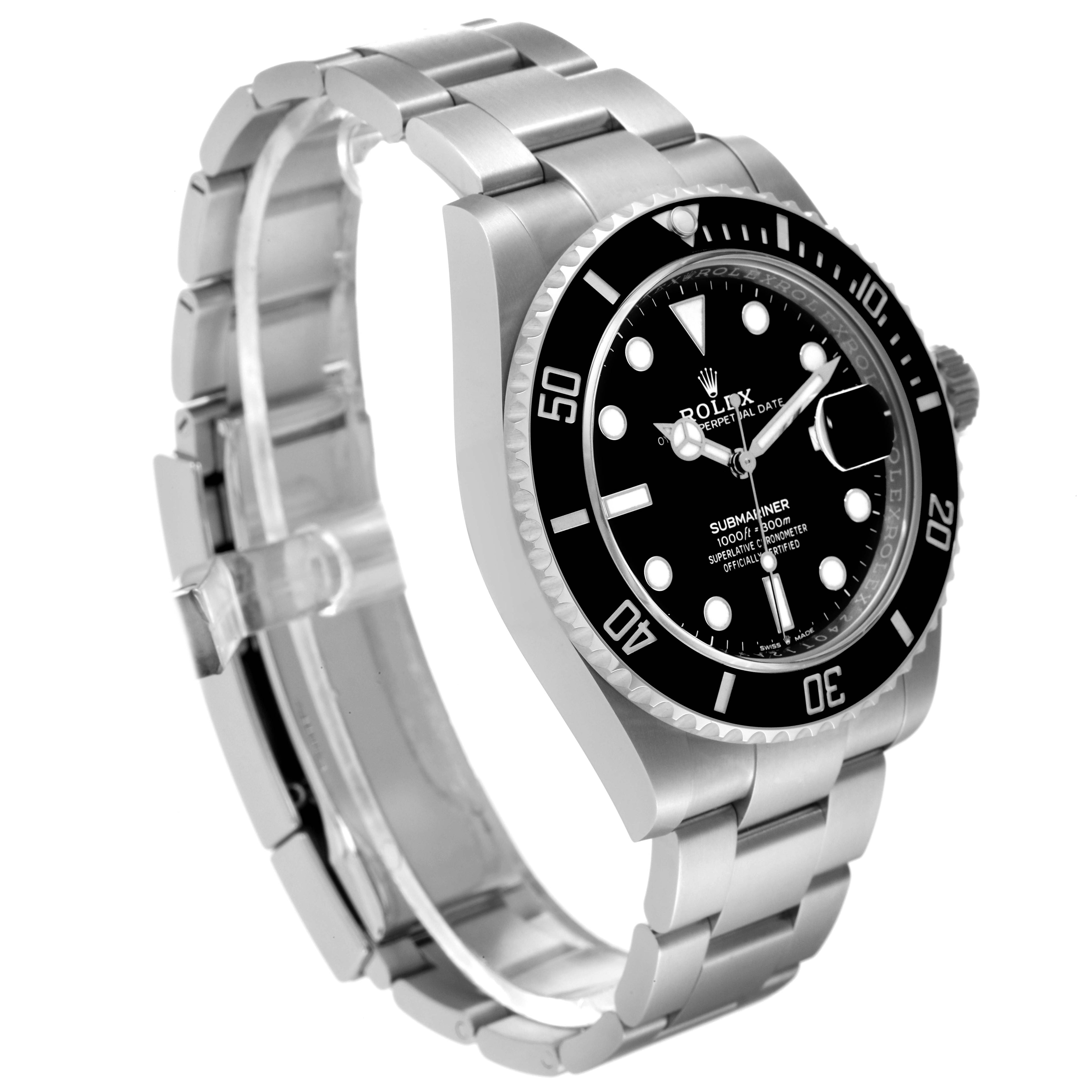 Rolex Submariner Cerachrom Bezel Oystersteel Mens Watch 126610 Unworn