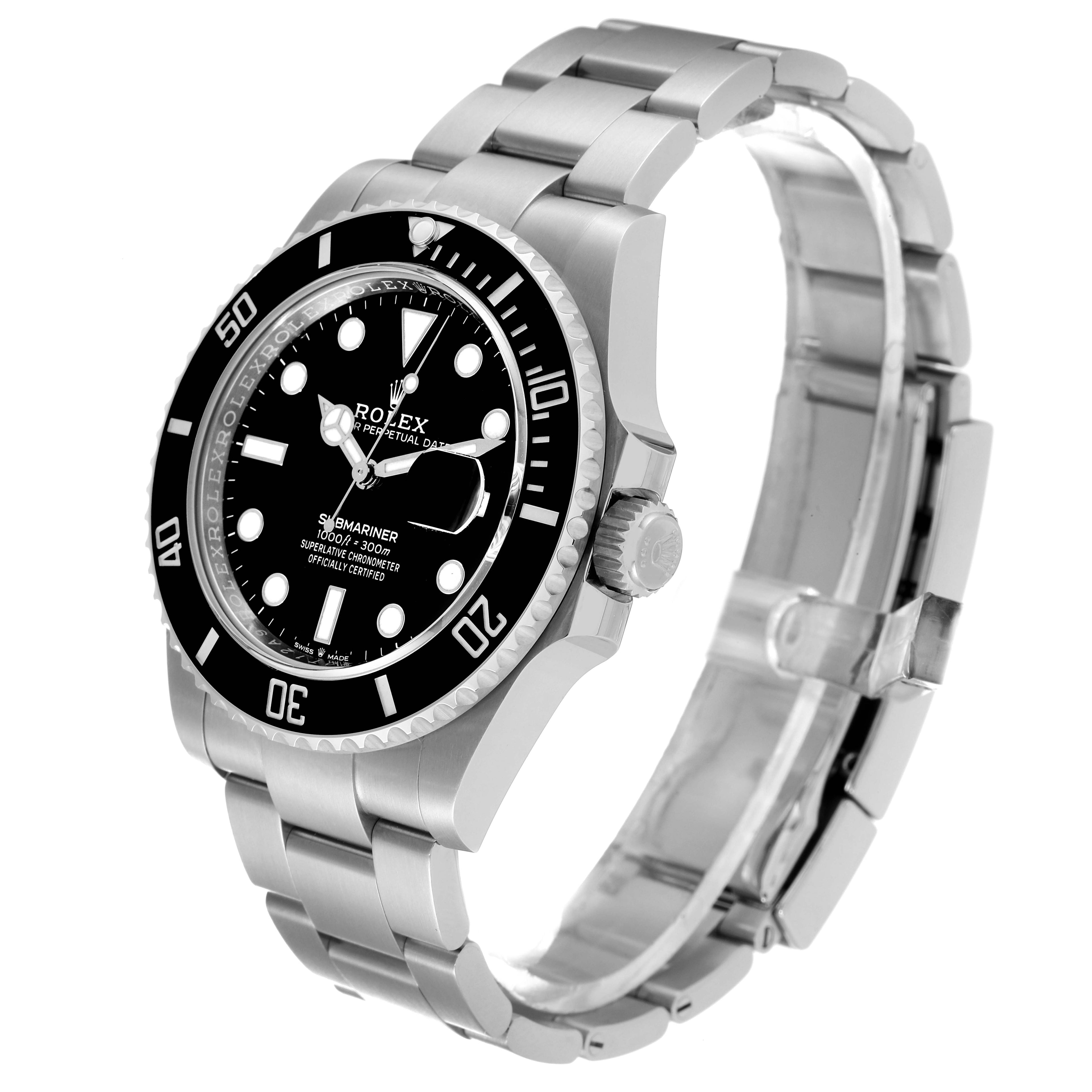 Rolex Submariner Cerachrom Bezel Oystersteel Mens Watch 126610 Unworn