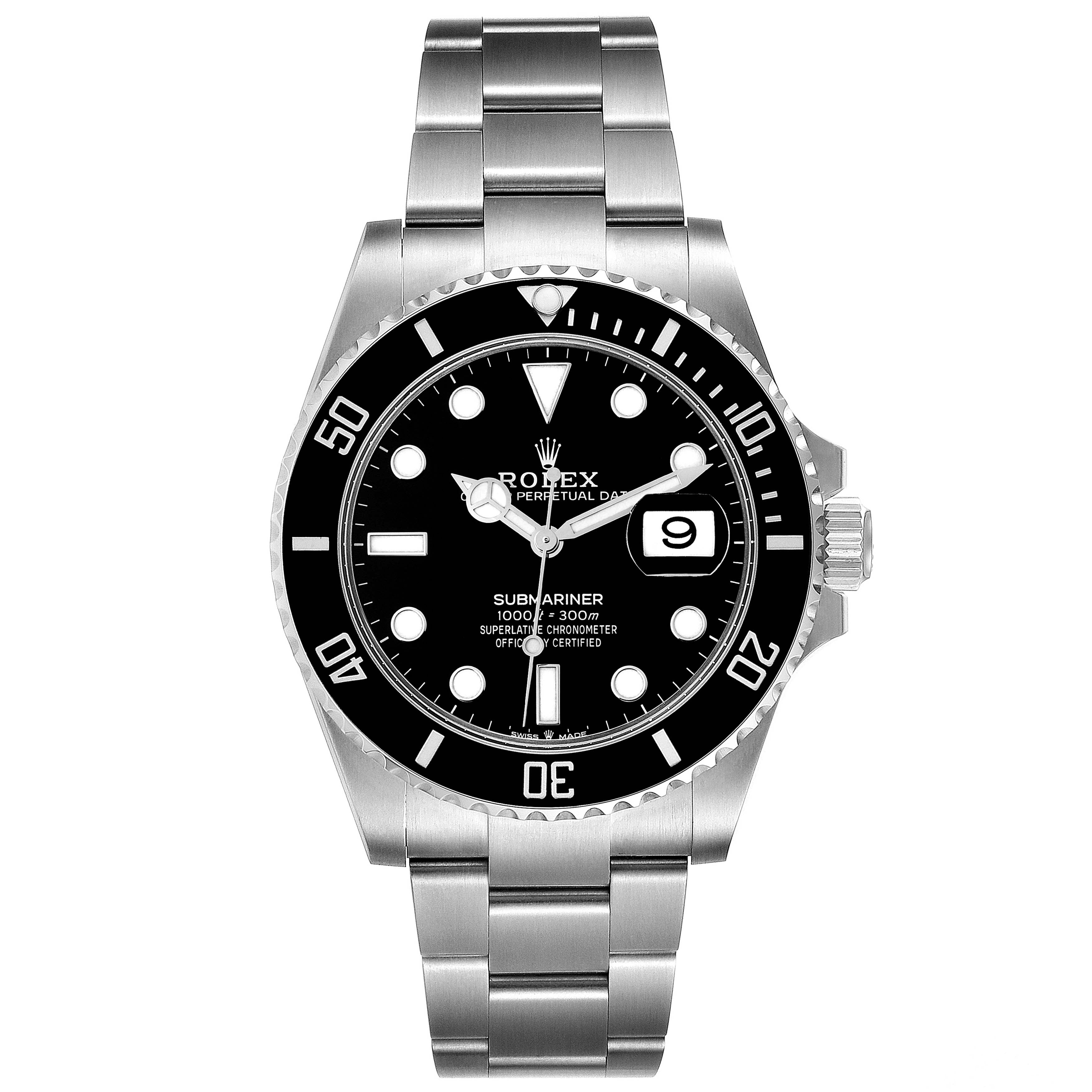 Rolex Submariner Cerachrom Bezel Oystersteel Mens Watch 126610 Unworn
