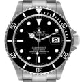 Rolex Submariner Date 40mm Black Dial Steel Mens Watch 16610 Box Card
