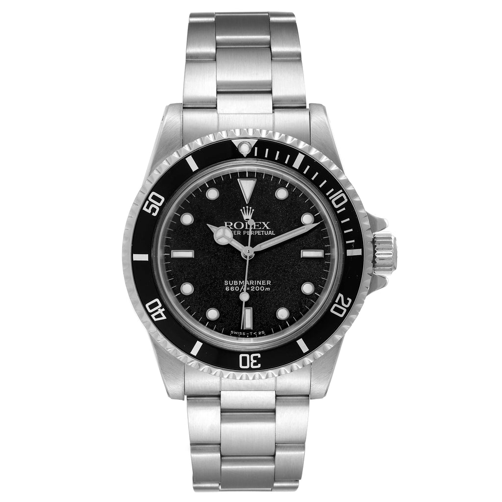 Rolex Submariner Frosted Dial Vintage Stainless Steel Mens Watch 5513