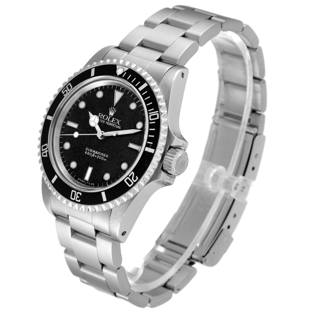 Rolex Submariner Frosted Dial Vintage Stainless Steel Mens Watch 5513
