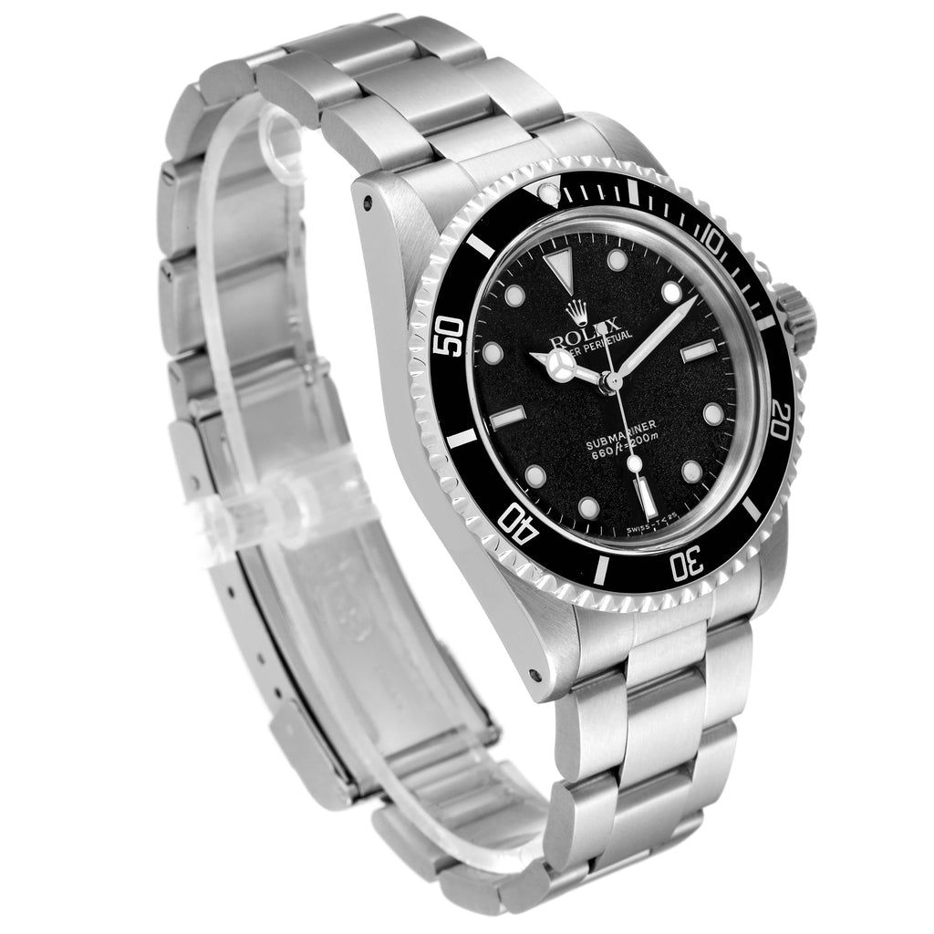 Rolex Submariner Frosted Dial Vintage Stainless Steel Mens Watch 5513